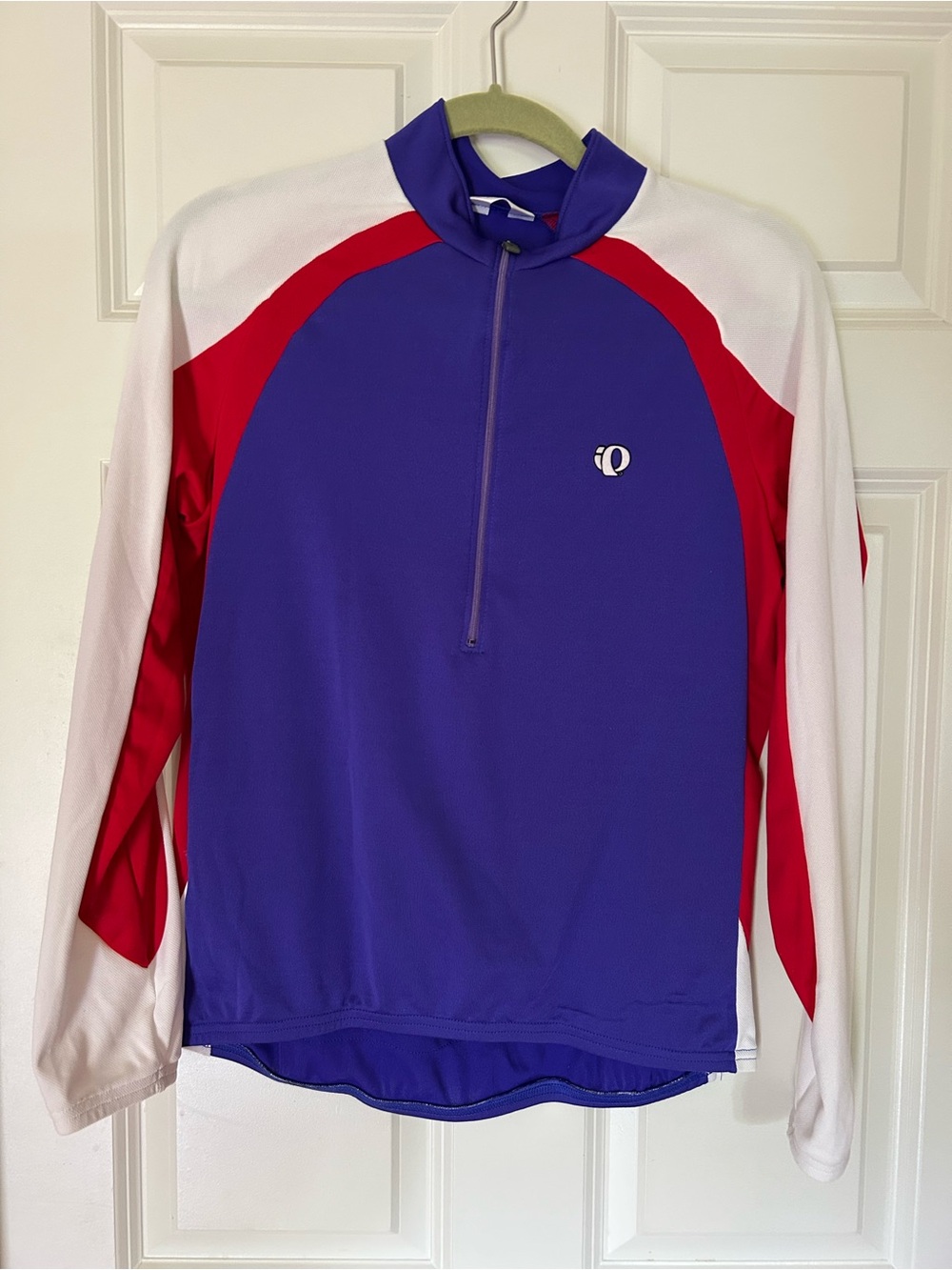 Pearl Izumi Purple Red White Long Sleeve Cycling Jersey - L - EUC